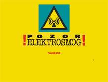 Tablet Screenshot of elektrosmog.cz