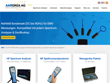 Tablet Screenshot of elektrosmog.de